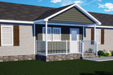 JD Metals FastFrame Steel Framing Mitchell House Plan front