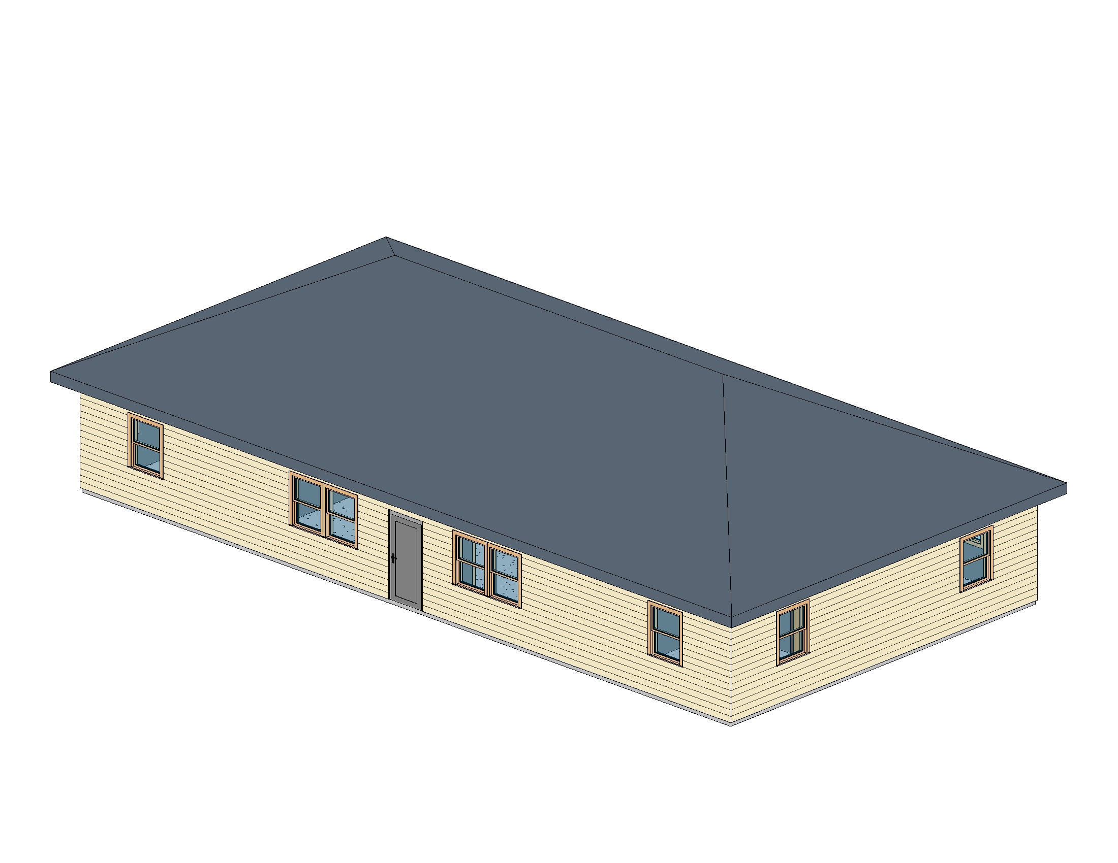 FastFrame Eaton 2064 SQ FT HOUSE 3D COLOR FRONT