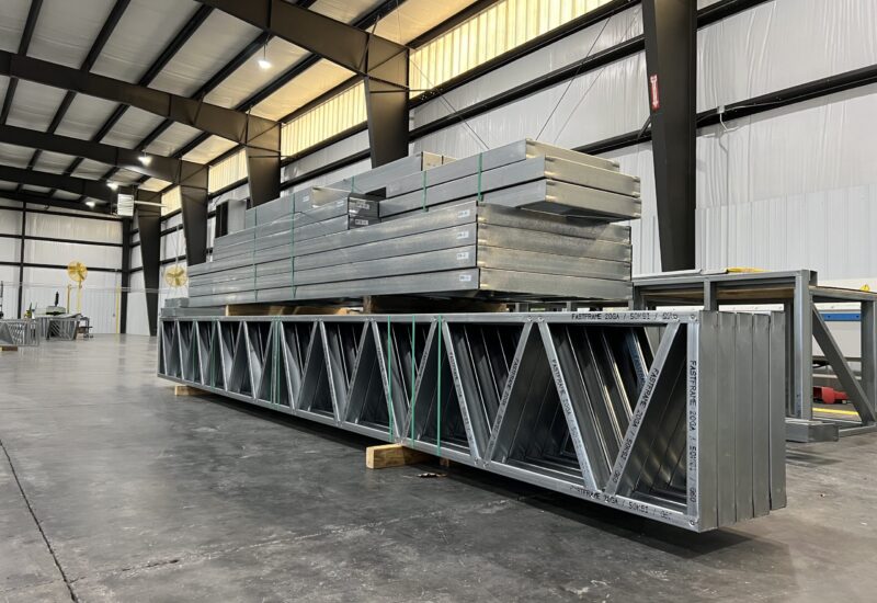 Prefabricated steel framing assembled steel panels